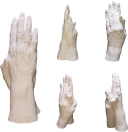 Handenbeeld | Handafdruk | Gipsafdruk | GipsHanden | Hand | 3D | Compleet Pakket bestaat uit 1000 gram Casting Mix Poeder & 1500 gram Gips | Bodycasting | Extensso® | Gipsafdruk | Alginaat | Een herinnering | Hobby Pakket | Bodycasting | Handbeeld — thumbnail 3