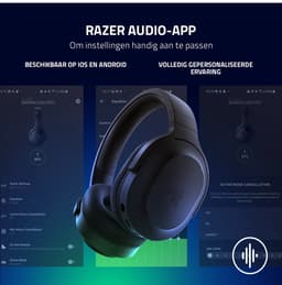 Razer Barracuda X (2022) - Draadloze Gaming Headset - PC/PlayStation/Switch/Android - Zwart — thumbnail 5