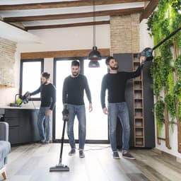 StayPowered SteelStofzuiger - Krachtig & Lichtgewicht Ontwerp - Draaibare Kop - Zakloze Cycloontechnologie - Efficiënt HEPA-Filter - 4,5 m Kabellengte - Handstofzuiger & Steelstofzuiger in Eén - Zwart/Grijs - Levering Sneller dan Aangegeven! — thumbnail 2