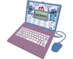 Stitch Tweetalige Educatieve Laptop met 124 activiteiten (EN/CZ)