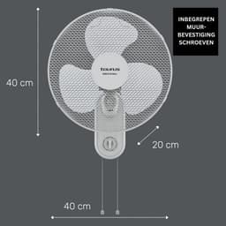 ApexArte® Wandventilator - Muurventilator Met Afstandsbediening - Muur Ventilator — thumbnail 5