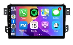 Autoradio 4/64GB met Carplay en Android auto | Geschikt voor Opel Agila en Suzuki Splash Ritz 2008-2014 | Radio scherm met Navigatie | 2008 2009 2010 2011 2012 2013 2014 — thumbnail 2