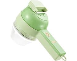 Home & Marker - 4-in-1 Keukenmachine - Hakmolen - Groentesnijder - Schoonmaakborstel - Foodprocessor - Aardappelschiller - Schrobborstel - ROTOCHOP