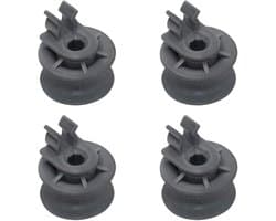 4 stuks Vaatwasser Wiel van Bovenkorf - Vervangende Onderdelen voor Vaatwasser-as - 4581DD3002A - Bovenste Rol Wielmontage - Compatibel met L-G Vaatwasser