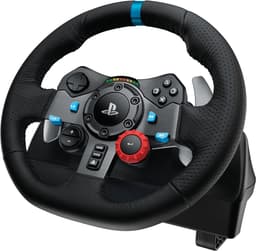 Logitech G 991-000539 game controller Aluminium, Zwart USB Stuur + pedalen + headset PC, PlayStation 4, PlayStation 5, Playstation 3 — thumbnail 7