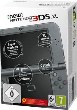NEW Nintendo 3DS XL - Metallic Black — thumbnail 2