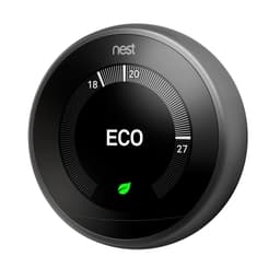 Google Nest Learning Thermostat - Slimme thermostaat - Zwart — thumbnail 4