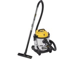 Powerplus elektrische stofzuiger nat-droog POWX3230 - 1200W stofzuiger auto, tapijt, zuig- & blaasfunctie - 20l tank - met 4 acc.