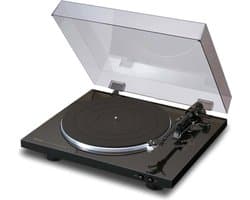 Denon - DP-300F - Volledig Automatische Analoge platenspeler met Geintegreerde Phono Voorversterker, Ultra-Premium geluid, Speed Selector en Riemaandrijving - Zwart