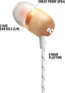 House of Marley Smile Jamaica BT - inear koptelefoon - bluetooth oordopjes met nekband - koper — thumbnail 5
