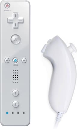 Controller & Nunchuk Geschikt voor Wii & Wii U - Wit — thumbnail 1