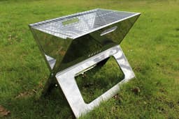 United Entertainment - Draagbare Barbecue - Notebook BBQ - RVS — thumbnail 4