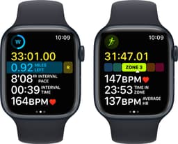 Apple Watch Series 8 - 4G - 41mm - Middernacht Aluminium — thumbnail 5