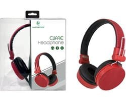 Saatchitech - Koptelefoon Met Microfoon - On-Ear - Rode