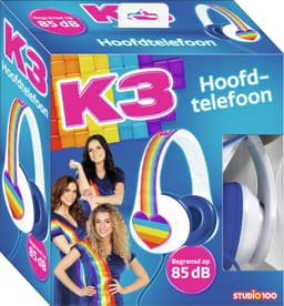 K3 - Koptelefoon - Hoofdtelefoon - Begrensd op 85 dB - Met iconische K3 regenboog — thumbnail 4