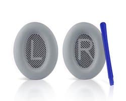Set Oorkussens voor Bose Koptelefoon met installatie gereedschap - Grijs - QuietComfort 35 - QC35II - QC35 - QC25 - QC15 - QC2 - Soundtrue - Soundlink Around-Ear II AE2