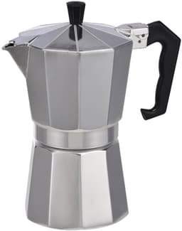 Percolator espresso koffiemaker - 300 ml - aluminium - voor 6 kopjes - Koffiezetapparaat - Italiaanse koffiezetter — thumbnail 1