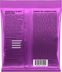 Ernie Ball Power Slinky - Elektrische Gitaarsnaren - Nickel Wound - Heavy Gauge - 11-14-18p-28-38-48 - 3-Pack Voordeelset — thumbnail 2