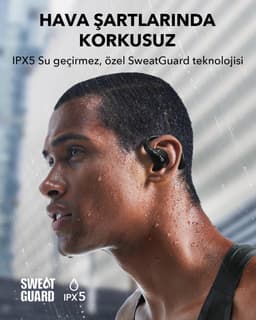 Soundcore AeroFit Pro by Anker - draadloze open oordoppen, supercomfortabel, stevige pasvorm, ergonomisch ontwerp, rijk geluid met LDAC, Bluetooth 5.3, IPX5-waterdicht, 46 u speeltijd, appbediening — thumbnail 9