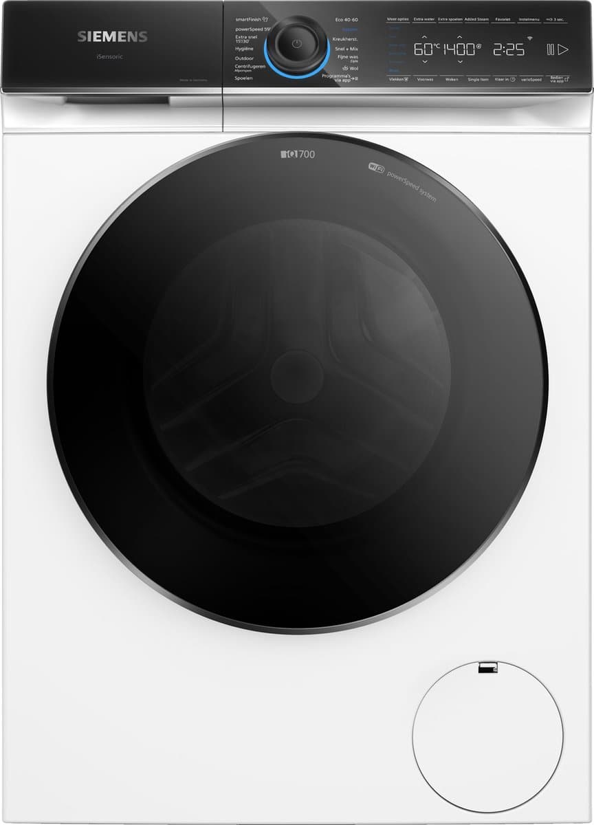 Siemens WG54B20CNL - iQ700 - Wasmachine - 10 kg - 1400 rpm - 40% zuiniger dan Energielabel A - Zeer stil - smartFinish vermindert kreukels tot 50% -Home Connect — afbeelding 1