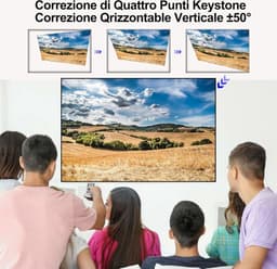 Equivera Mini Beamer - Draagbare Beamer - Beamer - Mini Beamer Projector - Projector - Mini Projector — thumbnail 3