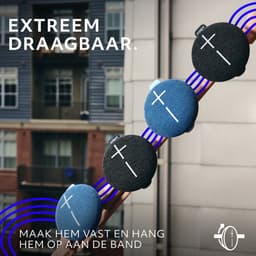 Logitech Ultimate Ears MINIROLL - Draadloze speaker - Bluetooth - Majestic Blue — thumbnail 3