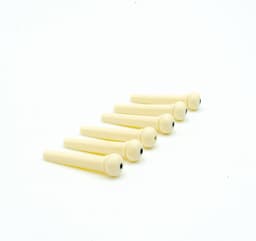Premium Brugpinnen Wit akoestische gitaar - Set (6 stuks) Brugpin - Pinnen voor gitaar - Gitaar volwassenen - Gitaar kind — thumbnail 5