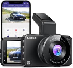 AZDome M17 Pro Wifi 1CH Full HD dashcam voor auto - Full HD video - Parkeermodus - 2,45 inch LCD - 128gb Micro SD ondersteuning — thumbnail 1