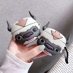 Schattige Bizon ''Avatar Appa Style'' AirPods Pro 2 Case – Beschermhoes met Lief Design en Anti-val Bescherming — thumbnail 5