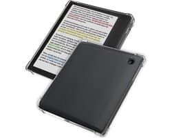 Hoesje Geschikt voor Kobo Libra Colour Shockproof Siliconen Case - Shockbestendige eReader Hoes Geschikt voor Kobo Libra Colour - Transparant