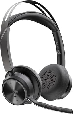 Poly Voyager Focus 2 MS Draadloze Office Headset + Oplaadstation — thumbnail 1