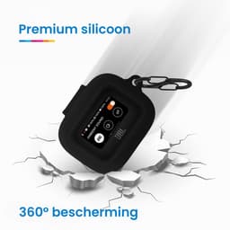 YONO Soft Case geschikt voor JBL Live Beam 3 / Buds 3 / Flex 3 - Siliconen Hoesje - Zwart — thumbnail 3