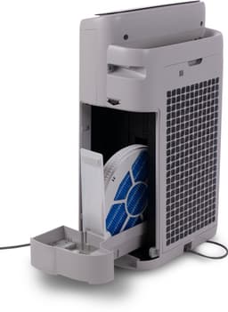 Sharp KIN42EUL - Luchtreiniger en bevochtiger - 28M2 - reinigt 240M3 per uur - Wifi - Plasma Cluster technologie - fijnstof PM2.5 sensor-lichtgrijs — thumbnail 14