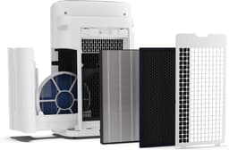 Sharp KIN42EUL - Luchtreiniger en bevochtiger - 28M2 - reinigt 240M3 per uur - Wifi - Plasma Cluster technologie - fijnstof PM2.5 sensor-lichtgrijs — thumbnail 4
