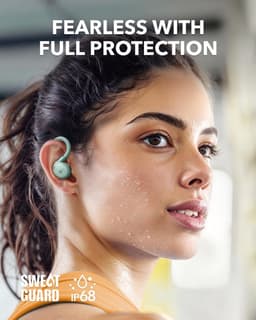 soundcore Sport X20 by Anker, True-Wireless Workout Earbuds, Rotatable and Extendable Ear Hooks, Noise Cancelling, Deep Bass, IP68 Waterproof, Sweatproof, Dustproof, 48H Play, Sport Earbuds for Gym — thumbnail 8