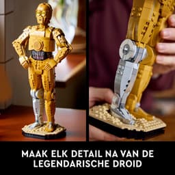 LEGO Star Wars - C-3PO Decoratie Bouwpakket met Droid Figuur - 75398 — thumbnail 3