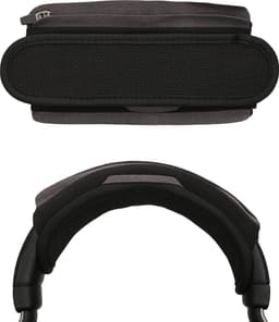kwmobile cover voor hoofdband koptelefoon geschikt voor Bose Quiet Comfort 35 / 35 II / 25 / QC 35 / QC 35 II / QC 25 - Hoofdtelefoon band hoes met rits - Van nylon in zwart — thumbnail 5
