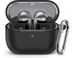 YONO Soft Case geschikt voor Samsung Galaxy Buds 3 / 3 Pro / 3 FE - Siliconen Hoesje - Zwart