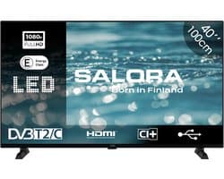 Salora 40FL200 - Led Tv - 40 Inch - Full HD - Tv 40 Inch - Zwart - Non-smart Televisie