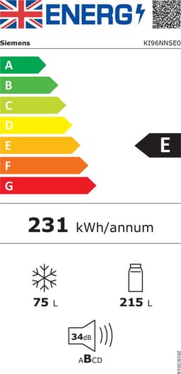 Siemens KI96NNSE0 - iQ100 - Inbouw koel-vriescombinatie - Zeer stil - noFrost: nooit meer ontdooien — thumbnail 11
