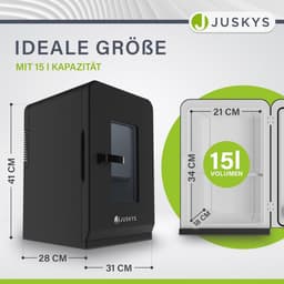 Compacte 2-in-1 Mini-koelkast 15L – Koel en verwarm voor thuis, kantoor en camping — thumbnail 2