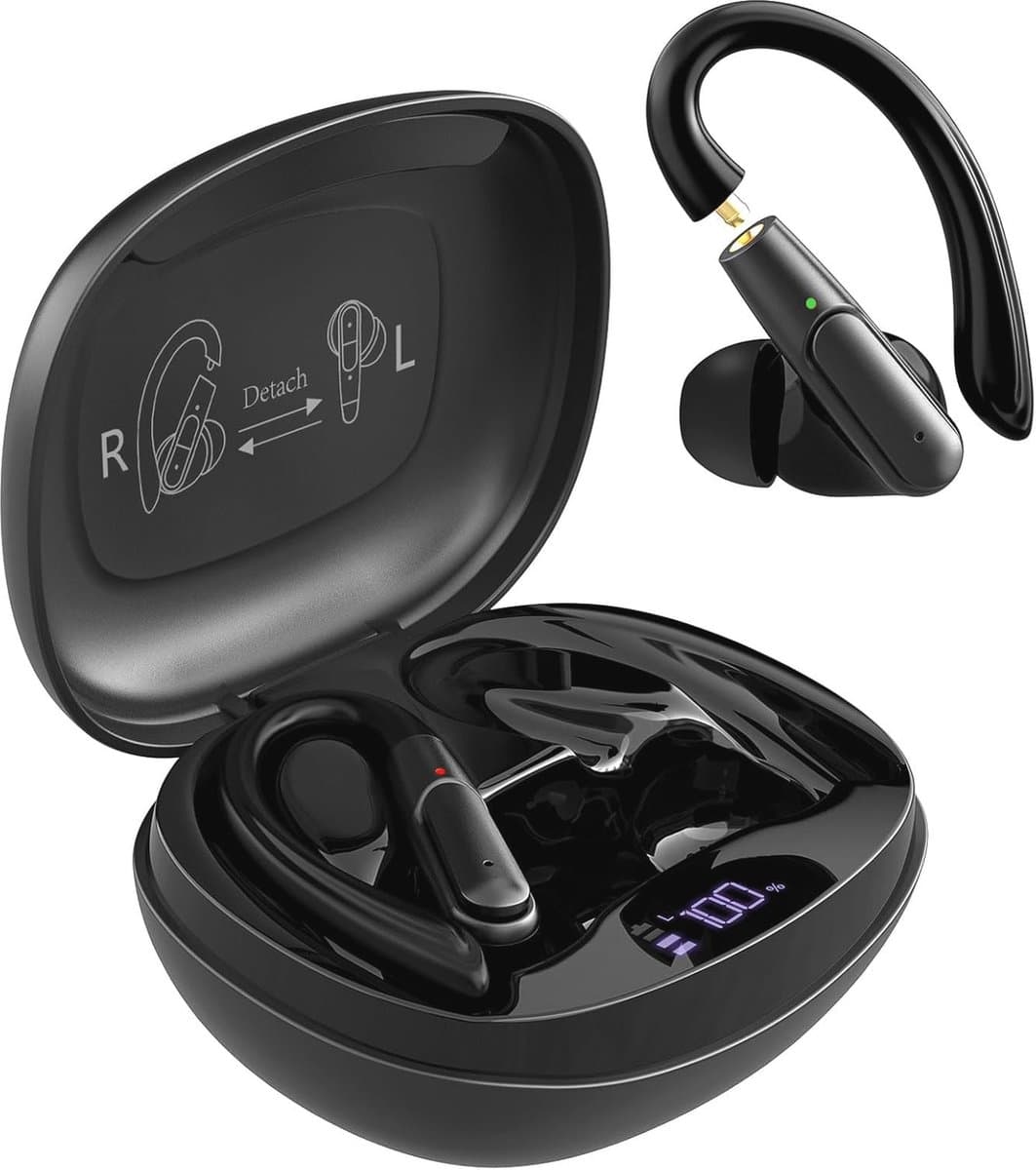 Draadloze Bluetooth In-Ear Hoofdtelefoon voor Sport en Dagelijks Gebruik — afbeelding 1
