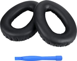 Vervangende Oorkussens voor Sennheiser PXC480/PXC550/PXC 550-II/MB660 UC/MB 660 MC Hoofdtelefoons van MMOBIEL – Memory Foam en Protein PU Koptelefoon Oorkussens - Noise Isolation Earpads – Zwart — thumbnail 1