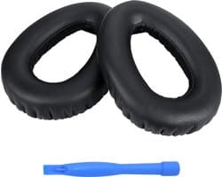 Vervangende Oorkussens voor Sennheiser PXC480/PXC550/PXC 550-II/MB660 UC/MB 660 MC Hoofdtelefoons van MMOBIEL – Memory Foam en Protein PU Koptelefoon Oorkussens - Noise Isolation Earpads – Zwart