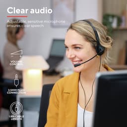 Trust 21665 oordopjes/headset bedraad in het oor bellen/muziek zwart — thumbnail 3