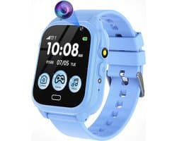 Slimme Kinder Smartwatch met Stappenteller, Camera, Muziek en Spellen - Perfect Speelgoed voor Kinderen van 3-12 Jaar