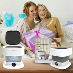 Mini Wasmachine - Voor Kleine Wasgoed - Meerdere Programma's - — thumbnail 4