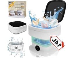 Mini Wasmachine met Centrifuge - Voor Kleine Wasgoed - Meerdere Programma's -