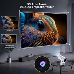 Mini beamer - Projector - Beamerscherm - Projectiescherm - Outdoor & Indoor Projector - — thumbnail 2