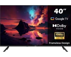Horizon Smart TV 40 inch GoogleTV - 2K Full HD LED Televisie - XT Line - Google TV WiFi - Frameless Design